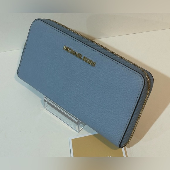Michael Kors Blue leather Wallet long wallet clutch - Picture 3 of 8